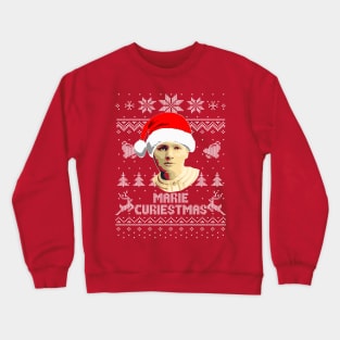 Marie Curiestmas Crewneck Sweatshirt